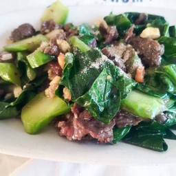 ข้าวผัดคะน้าน้ำมันหอย