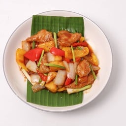 หมูหลุมผัดเปรี้ยวหวาน