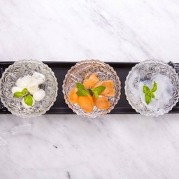 ลอยแก้ว 3 ถ้วย / Loy Kaew - Tropical Fruits in Syrup (Set of 3)
