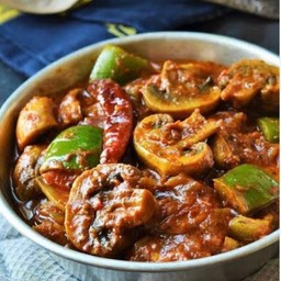 Mushrooms karahi