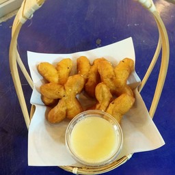 ปลาท่องโก๋คู่ 1ชุด 5ตัว พร้อมนมข้น1กระปุก