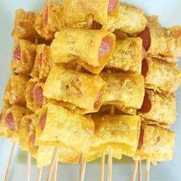 เกี้ยวห่อไส้กรอก 3 ชุด