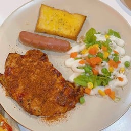 สเต็กหมูหม่าล่า