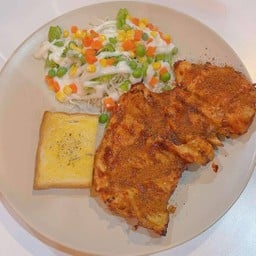 สเต็กไก่ใหญ่หม่าล่า