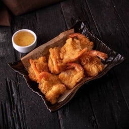 กุ้งชุปแป้งทอด