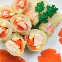 [อร่อยซ่ากับโค้ก] สุกี้โรล อกไก่ +  โค้ก ไม่มีน้ำตาล (กระป๋อง) 