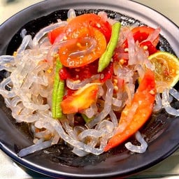 ตำเส้นแก้วปลาร้า