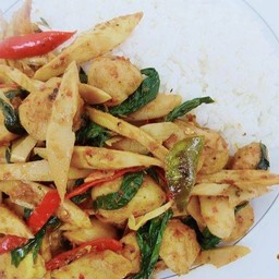 ข้าวกะเพราหม่าล่า