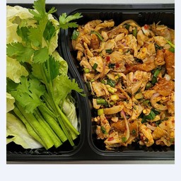 K-209 ลาบไก่อบ (กับข้าว)