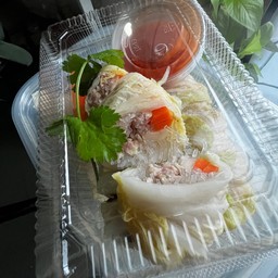 [อร่อยซ่ากับโค้ก] สุกี้โรล ไส้หมูบะช่อ +  โค้ก ไม่มีน้ำตาล (กระป๋อง) 