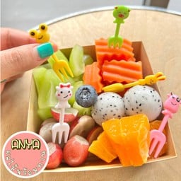 ซ้อมผลไม้รูปสัตว์ต่างๆ สำหรับเด็ก (4-5 ชิ้น)