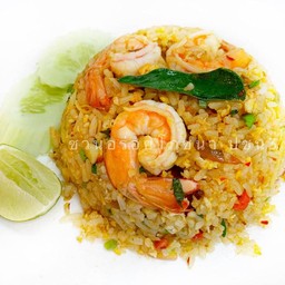 D ข้าวผัดต้มยำ กุ้ง