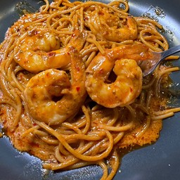 สปาเกตตี้ซอสมันกุ้ง