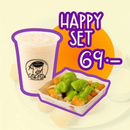Happy Set ชุดพร้อมทาน+น้ำเต้าหู้เย็น