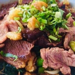 ก๋วยเตี๋ยวเนื้อสด+เนื้อเปื่อย