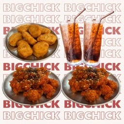 ไก่ทอด400กรัม,นักเก็ต8ชิ้น,โค้ก2แก้ว