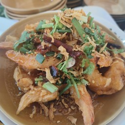 กุ้งทอดซอสมะขาม