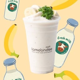 กล้วยหอมทองปั่นนมสด