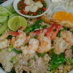ข้าวผัดหมู,กุ้ง
