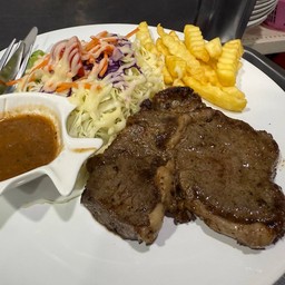 สเต็กเนื้อโคขุนริบอาย