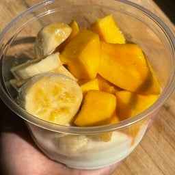 Yogurt Banana And Ripe Mango