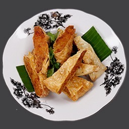 Crispy Prawn&Tofu Skin Ball / แฮกึ้นทอด