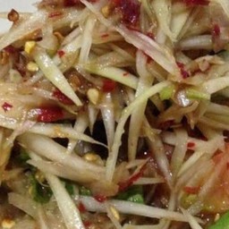 Spicy Papaya Salad With Flavorful Fermented Fish Sauce, Definitely Delicious