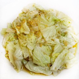 D กะหล่ำปลีผัดน้ำปลา