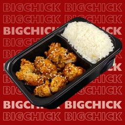 ข้าวไก่ทอดเกาหลี ไก่นุ่มๆ ไร้กระดูก กับข้าวหอมมะลิร้อนๆ