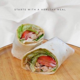 แรปอกไก่ซอสบัลซามิก (Chicken balsamic Wrap)
