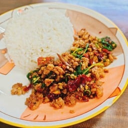 ข้าวกะเพราไก่สับ