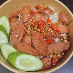 ไส้กรอกคั่วพริกเกลือ