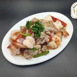 ยำกุ้งสุก