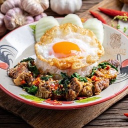 กะเพราหมูเปื่อย