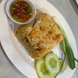 ข้าวผักเล็ก(ปู,กุ้ง,หมึก) เลือกได้