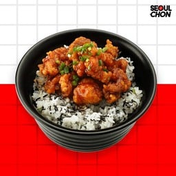 ข้าวคลุกสาหร่ายไก่ทอดเกาหลี