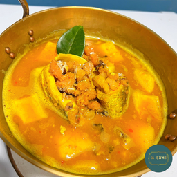 แกงเหลือง(แกงส้มใต้) ไข่ปู+ปลากะพง