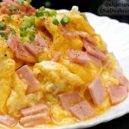 ข้าวไข่ข้นแฮม