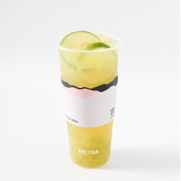 LIME GREEN GRAPE TEA ไลม์กรีนเกรป & ที 多肉青提柠檬茶