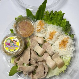 เมี่ยงหมูสามชั้น+หมูสันคอ