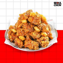 ไก่ทอดดั๊กกังจองรสน้ำผึ้งคาราเมล