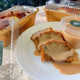 เค้กกล้วยหอม ซอสครีมมี่คาราเมล