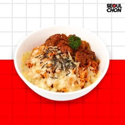 บะหมี่แห้งไก่ทอดชีส  รสเผ็ด