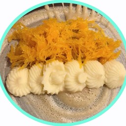 คัสตาด+ฝอยทอง