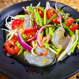 ยำกุ้งสด
