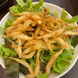 Shirauo Salad / สลัดปลาเงิน