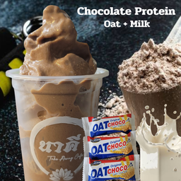 โปรตีน ข้าวโอ๊ต นมสด