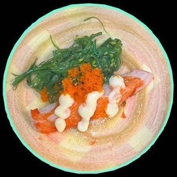 ก้ามปูหิมะ+ยำสาหร่าย+ไข่กุ้ง