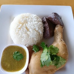 ข้าวหน้าไก่ตุ๋นนำ่จิ้มซีฟู้ด