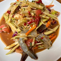 ตำมะม่วงกะปิกุ้งสด